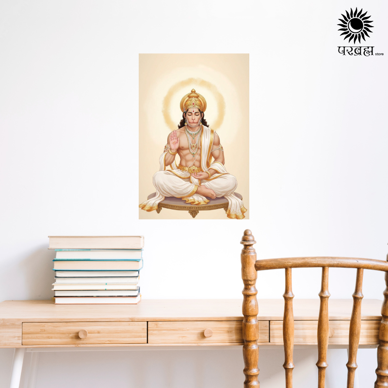 Shri Hanuman Ji Blessing Form Wall Frame