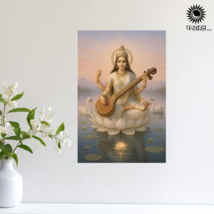 Goddess Saraswati Wisdom and Knowledge Wall Poster