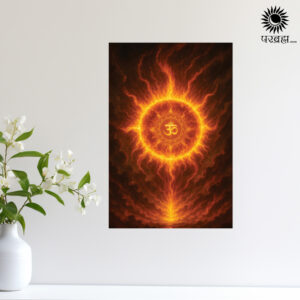Om Cosmic Energy Wall Poster