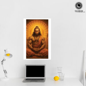 Hanuman Ji Tapasya Wall Frame