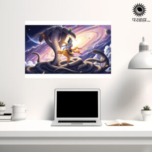 Shri Krishna Kaliya Mardan Wall Frame