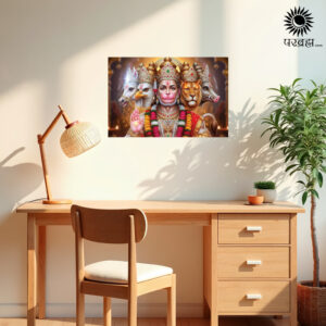 Panchmukhi Hanuman Wall Frame